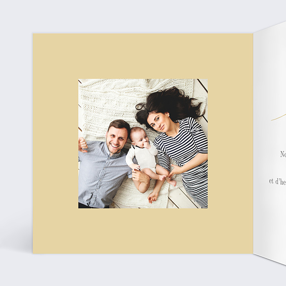 Carte de voeux En Retard Intérieur Gauche