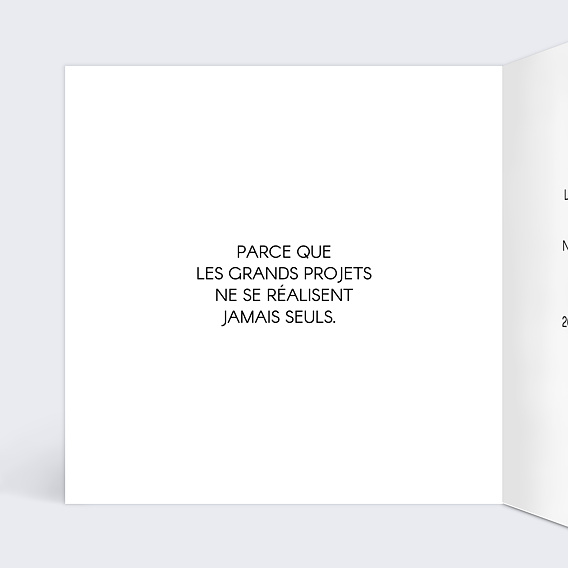 Carte de vœux entreprise Justice Intérieur Gauche