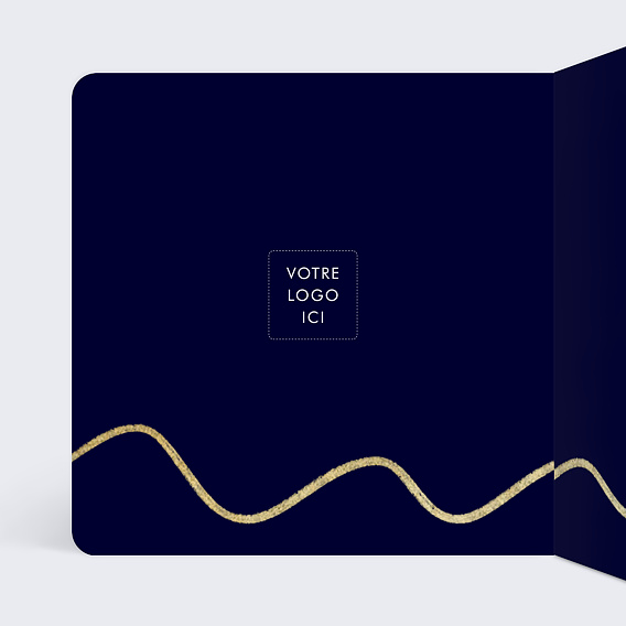 Carte de vœux entreprise Envolée 2026 Intérieur Gauche