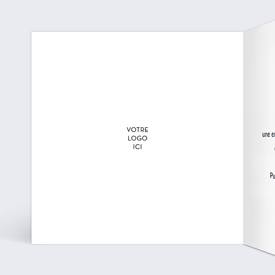 Carte de vœux entreprise Carte de voeux Unissons nos énergies Intérieur Gauche