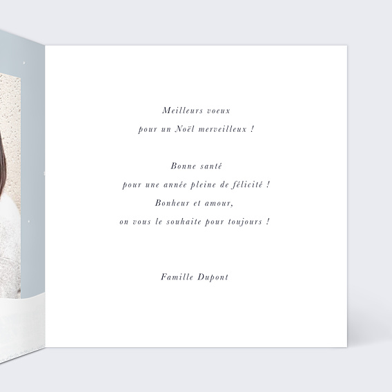 Carte de Voeux Particuliers Corde à linge voeux