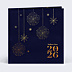 Carte de Voeux Particuliers Boule de Noël