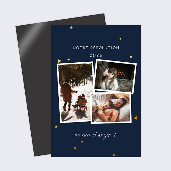 Carte de Voeux Particuliers Bonne étoile