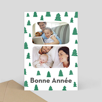 Carte de Voeux Particuliers Forêt