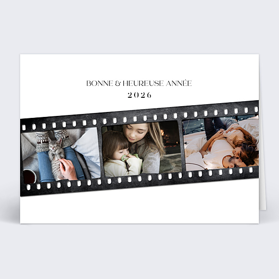 Carte de Voeux Particuliers Carte de Voeux cinéma