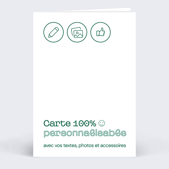 Carte de Voeux Entreprise Modèle 100% Personnalisable