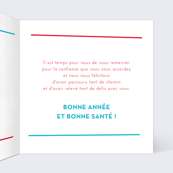 Carte de vœux entreprise Sacoche de Médecin Intérieur Droit