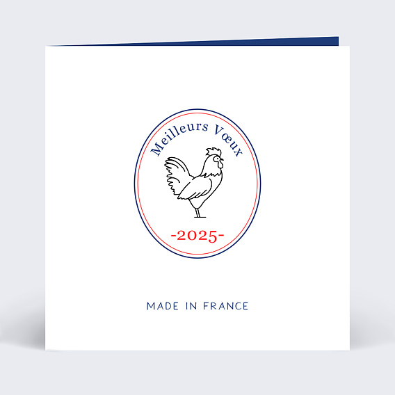 Carte de vœux entreprise 2025 made in france