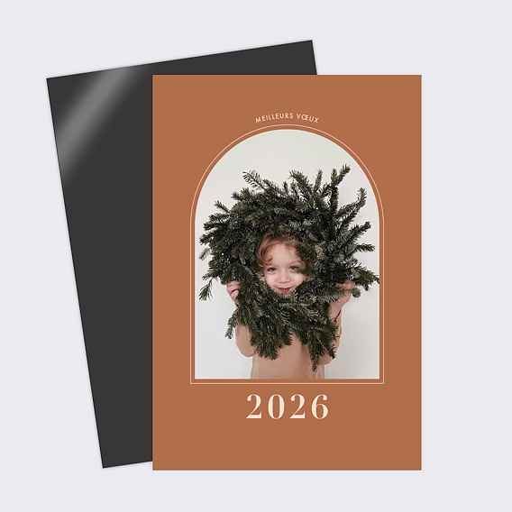 Carte de voeux Meilleurs voeux design