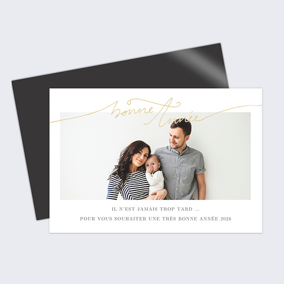 Carte de voeux En Retard