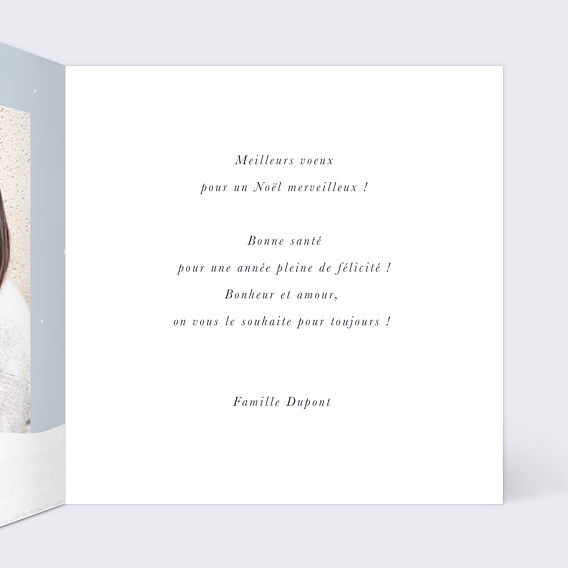 Carte de voeux Corde à linge voeux Intérieur Droit