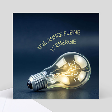 Carte de voeux virtuelle entreprise 2022 Voeux entreprise originaux