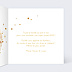 Carte de voeux Golden dots Intérieur Droit