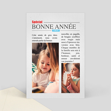 Carte de Voeux Particuliers À la une