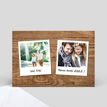 Carte de Voeux Particuliers Polaroid