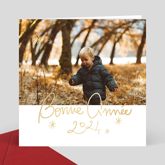 Des cartes de vœux pour souhaiter la bonne année 