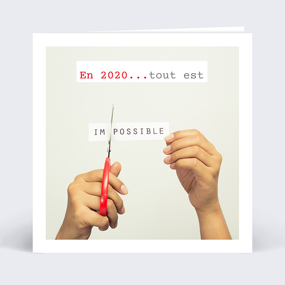 Carte de Voeux Entreprise Voeux fin d année professionnel