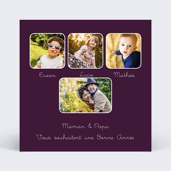 Carte de Voeux Particuliers Voeux originaux 2020