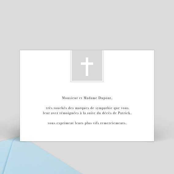 Remerciements Décès Chrétien