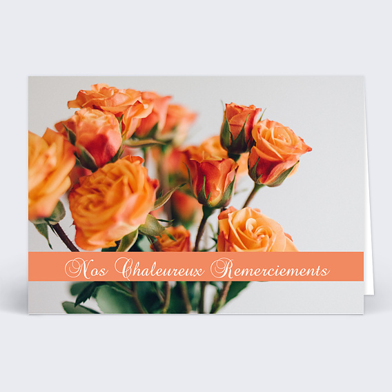 Remerciements Décès Fleurs sauvages