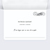 Carte remerciement décès Simple Texte Intérieur Droit