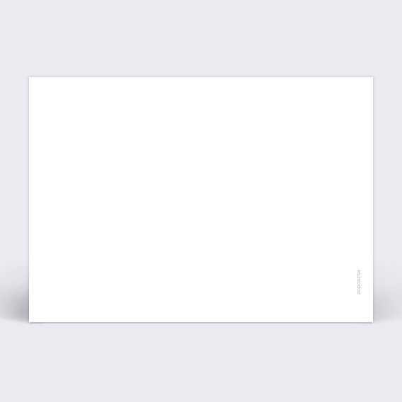 Carte de condoléances Condoléances modèle 100% personnalisable Verso