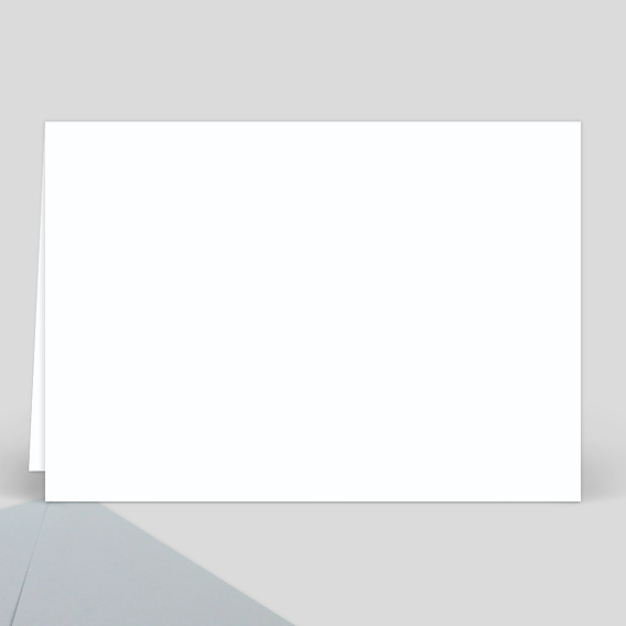 Carte remerciement décès Simple Texte Verso