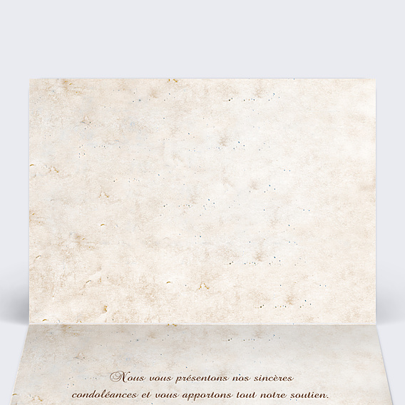 Carte de Condoléances Condoléances Arbre