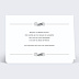 Carte remerciement décès Simple Texte