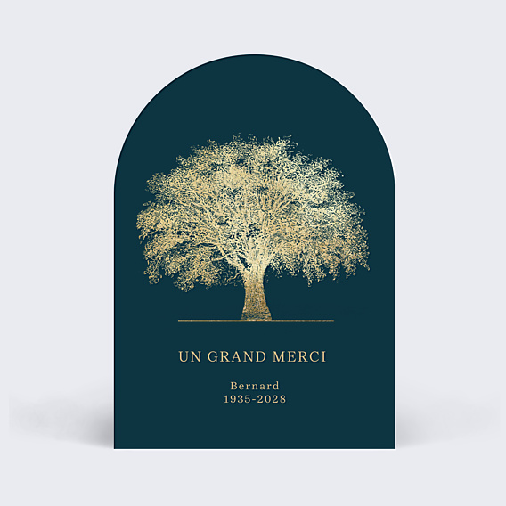 Remerciements Décès Arbre doré