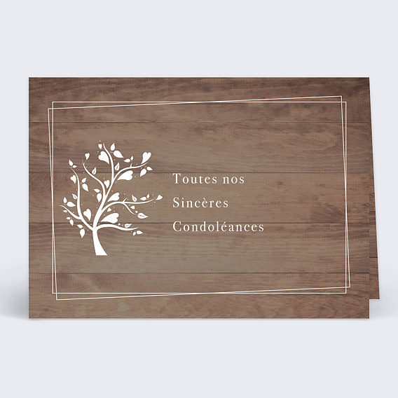 Cartes de Condoléances - Popcarte