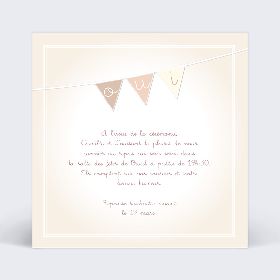 Cartes Invitation Mariage Cartes d invitations mariages