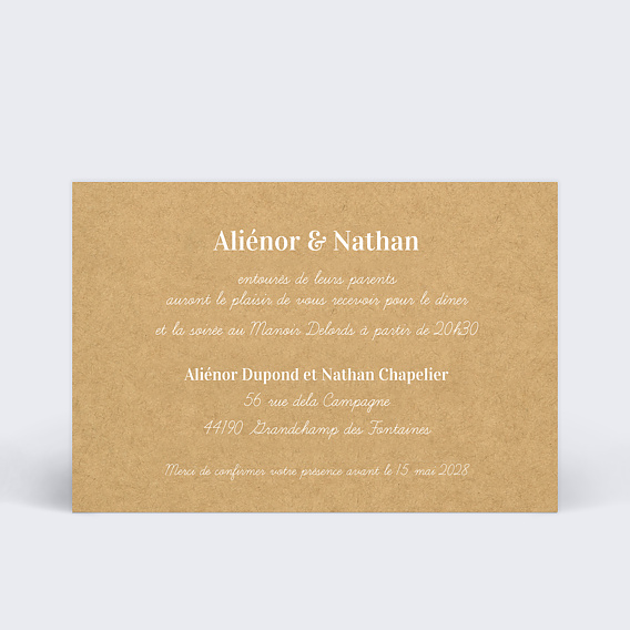 Cartes Invitation Mariage Invitation Mariage Fleurs des Champs