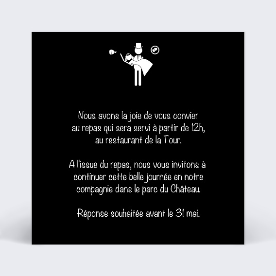 Cartes Invitation Mariage Invitation mariage humour