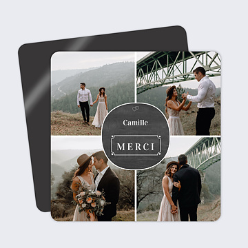 Remerciements Mariage Remerciement mariage photos ardoise