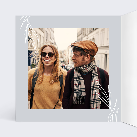 Invitation anniversaire mariage Anniversaire de Mariage 10 ans Intérieur Gauche