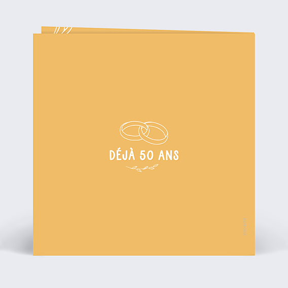 Invitation anniversaire de mariage Anniversaire de Mariage 50 ans