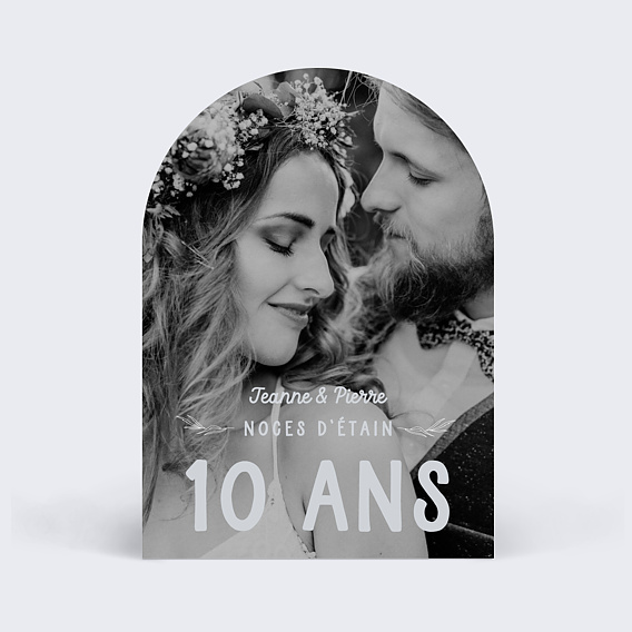 Invitation anniversaire mariage Anniversaire de Mariage 10 ans