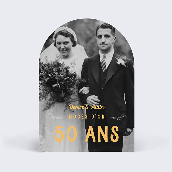 Invitation anniversaire mariage Anniversaire de Mariage 50 ans