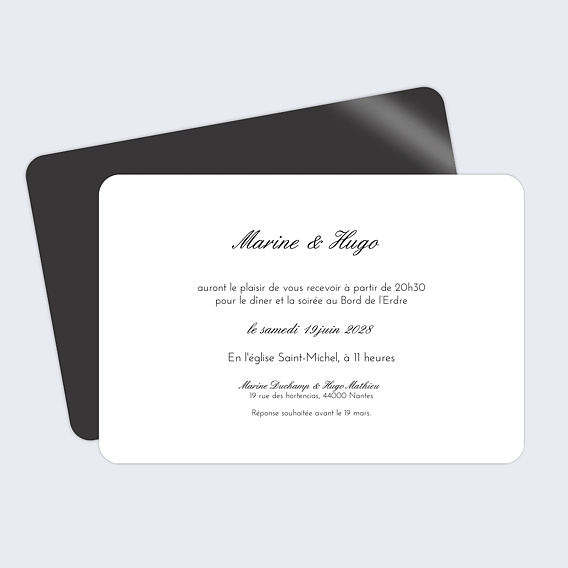 Cartes Invitation Mariage Invitation Classique