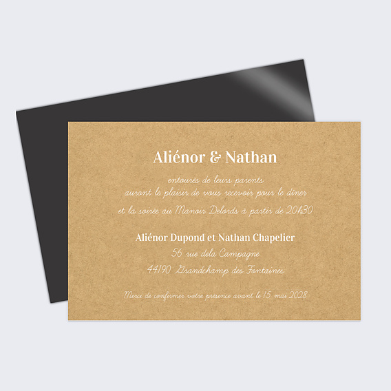 Cartes Invitation Mariage Invitation Mariage Fleurs des Champs