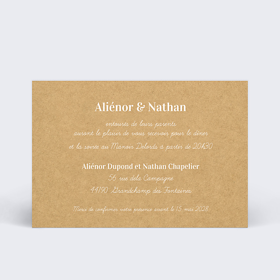 Cartes Invitation Mariage Invitation Mariage Fleurs des Champs