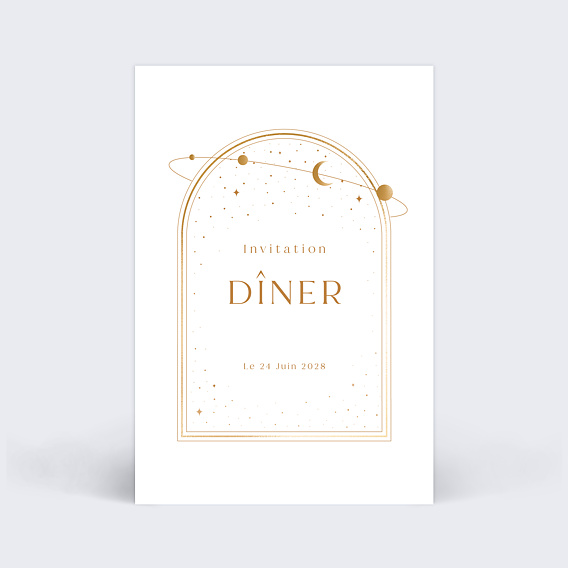 Cartes invitation mariage Astrologie
