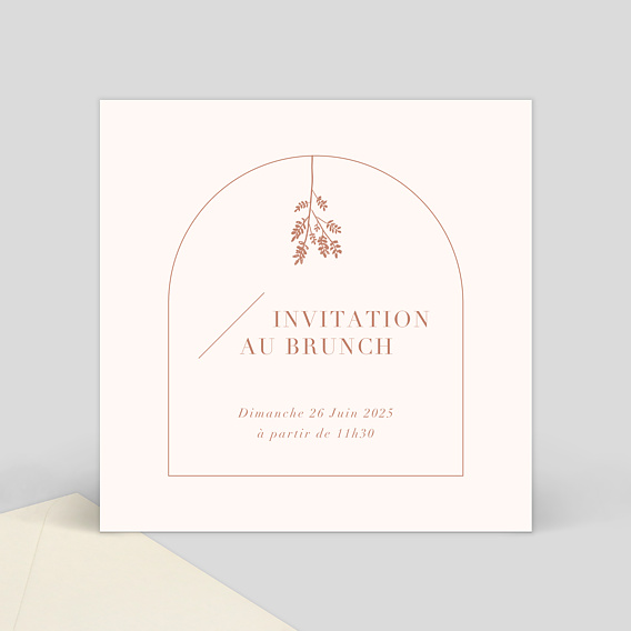 Cartes Invitation Mariage Botanica