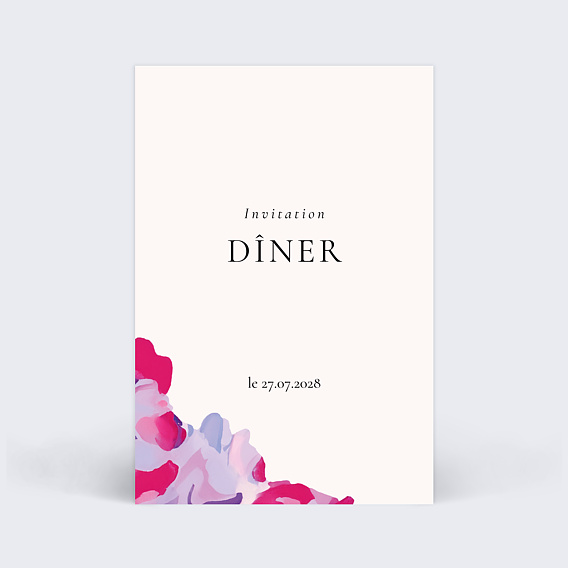 Cartes invitation mariage Bougainvillier