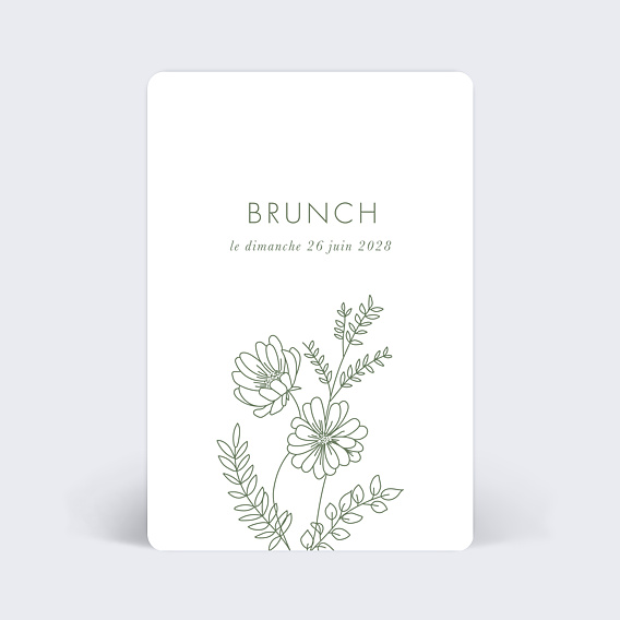 Cartes invitation mariage Jardin d'Hiver