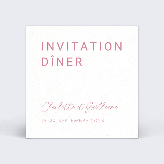 Cartes Invitation Mariage Maison Lemoine X Popcarte - Ivory