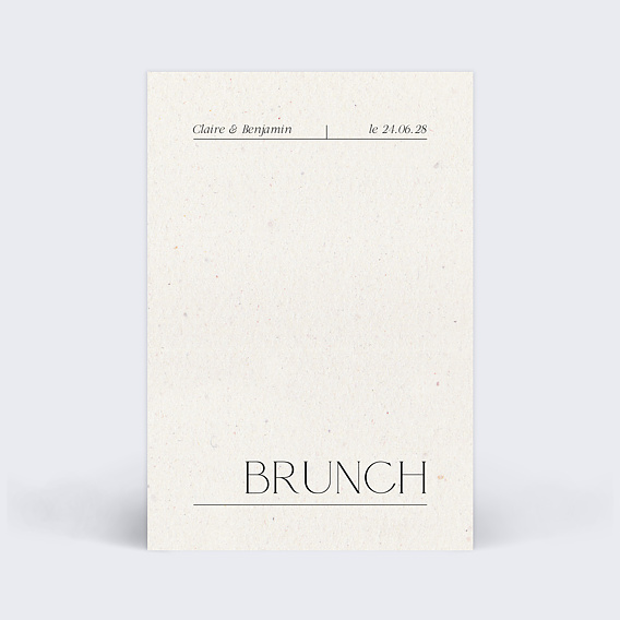 Cartes invitation mariage Notre essentiel