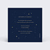 Cartes invitation mariage Notre Constellation Verso