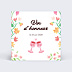 Cartes Invitation Mariage Jardin botanique